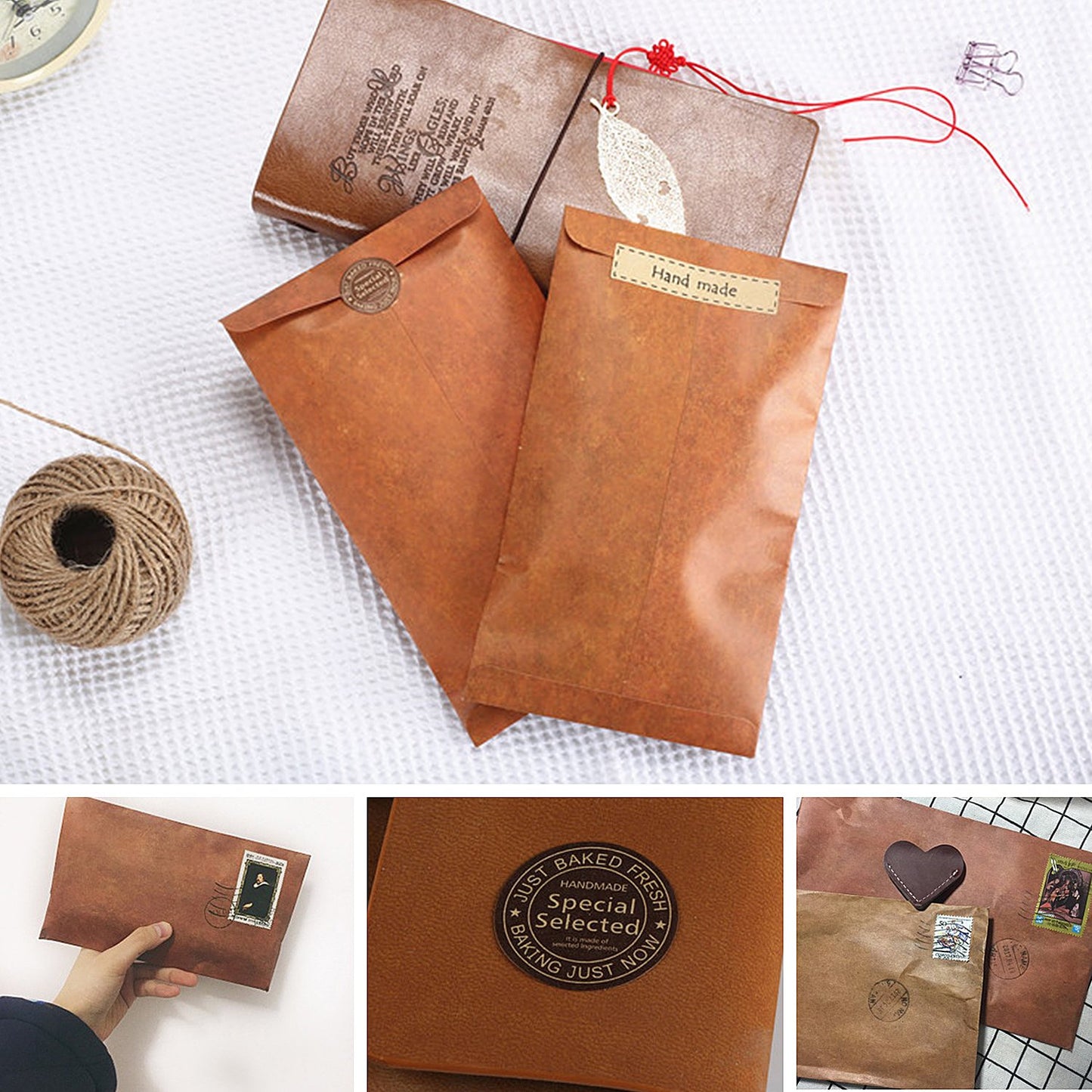 Vintage Stationery Set with Envelopes and Seals