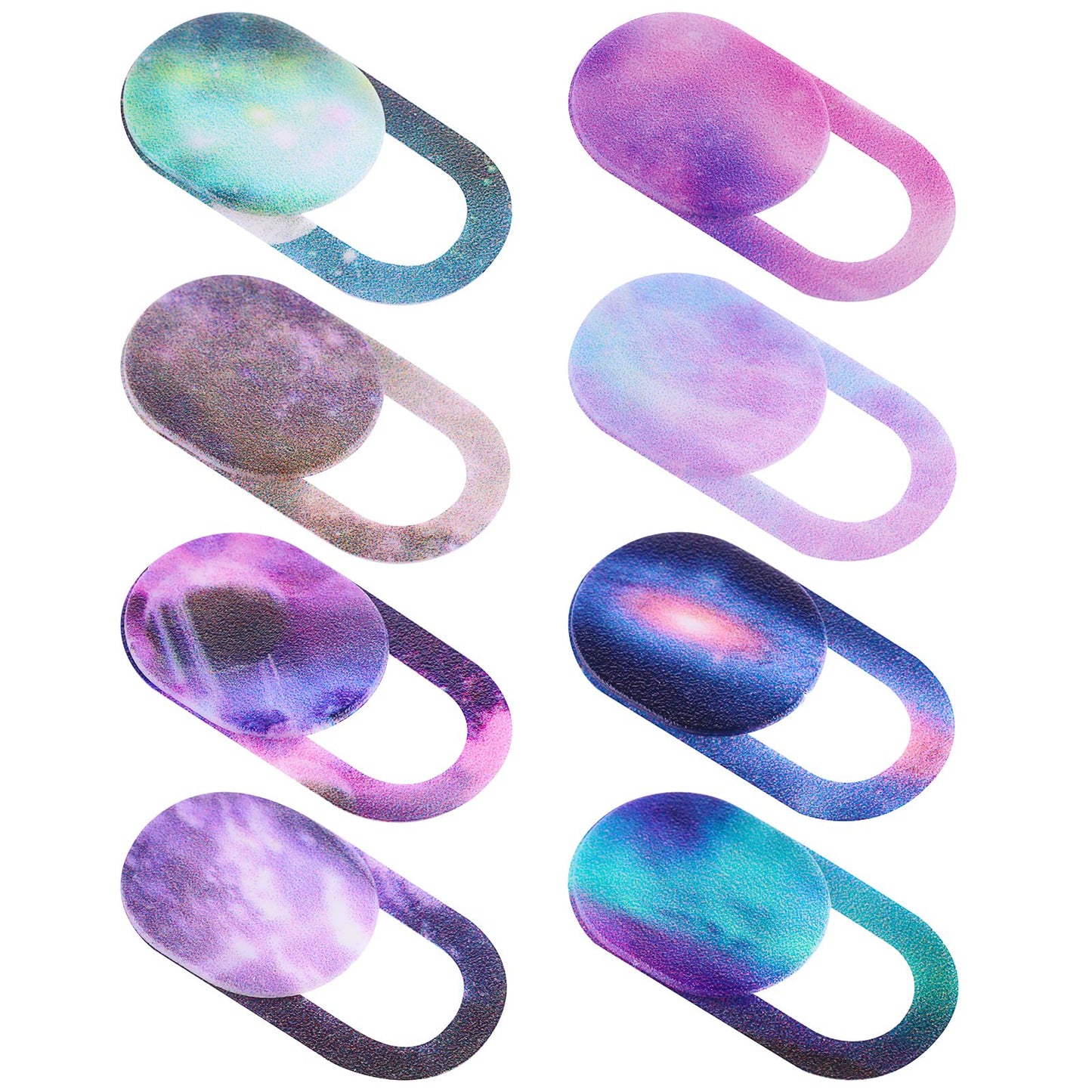 8-Pack Starry Sky Webcam Cover Slides
