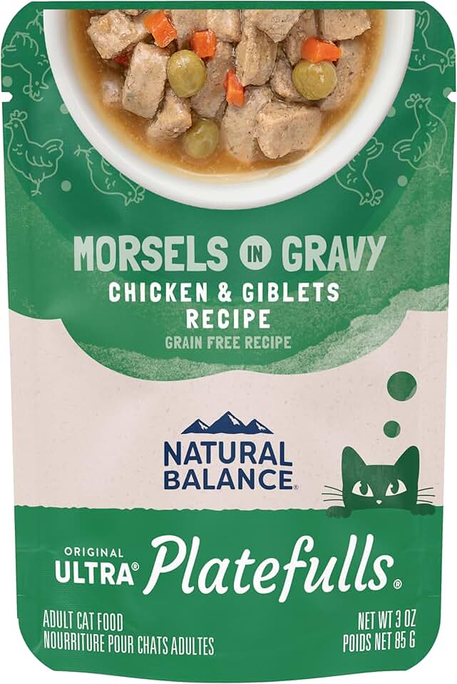 Grain-Free Salmon, Chicken & Giblets Cat Food, 3 oz, 24 Pack