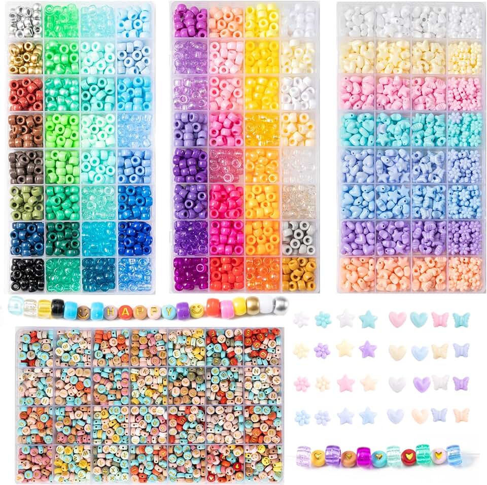 Large Hole Acrylic Beads for Jewelry and Crafts