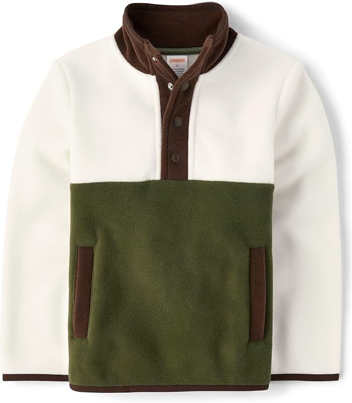 Toddler Long Sleeve Microfleece Half Zip Pullover