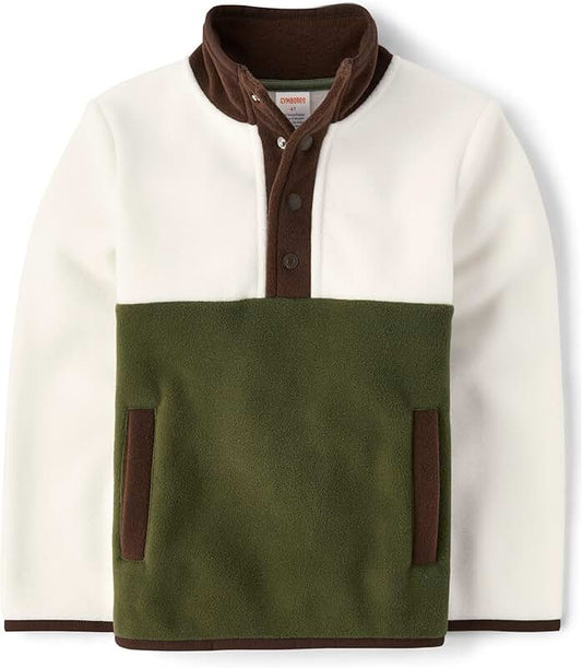 Toddler Long Sleeve Microfleece Half Zip Pullover
