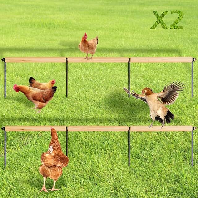 2 Pack Chicken Perch Toys for Roosters and Chicks