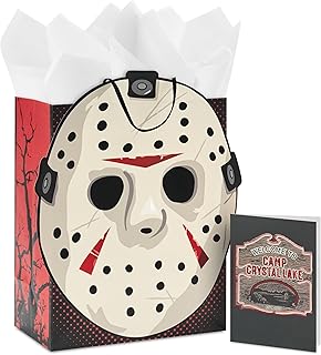 Halloween Gift Bag with Tissue Paper and Card