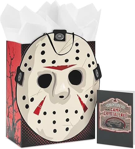 Halloween Gift Bag with Tissue Paper and Card