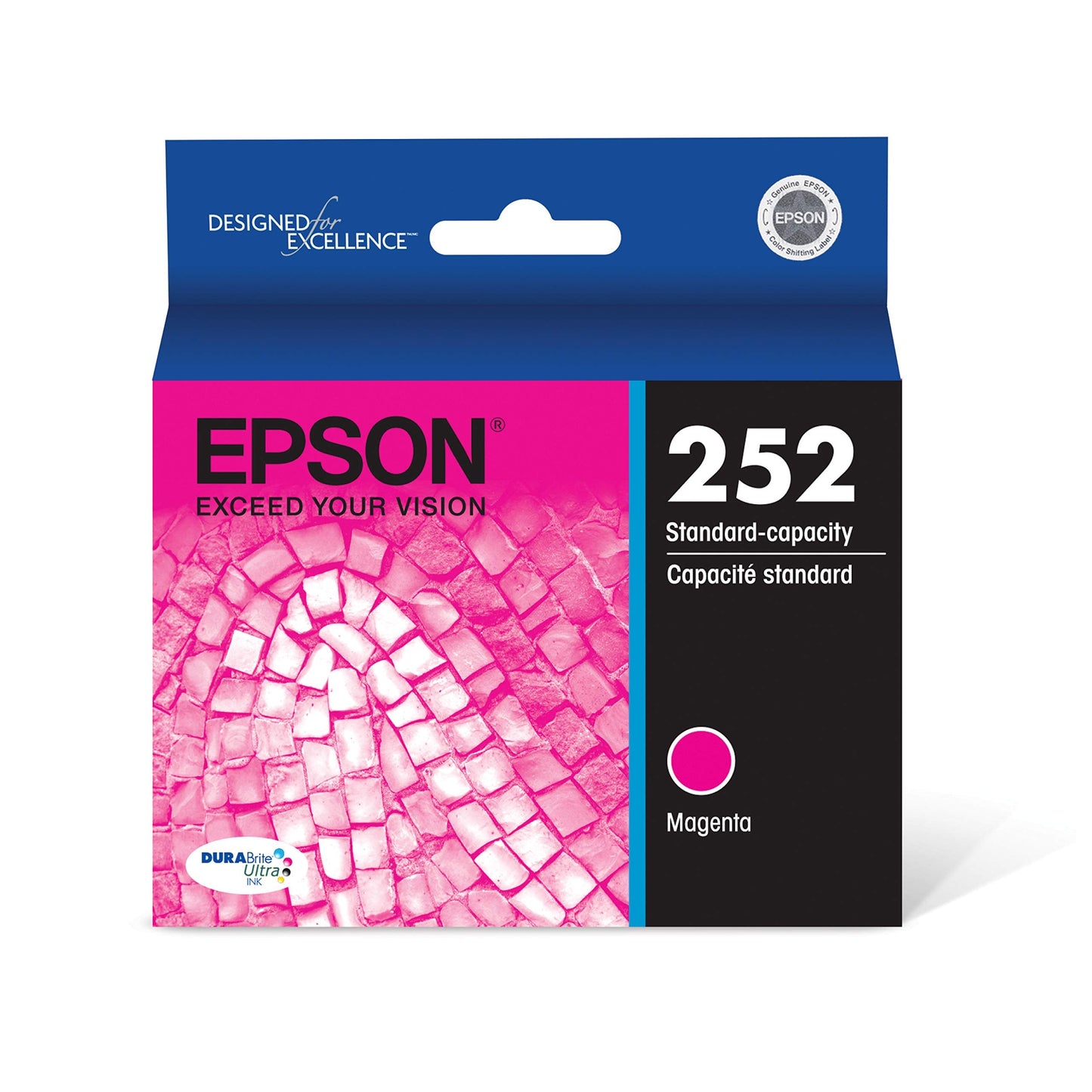 T252 DURABrite Ultra Ink Standard Capacity Magenta Cartridge (T252320-S) for select WorkForce Printers