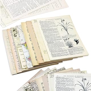 240 Vintage Junk Journal Pages for Scrapbooking and Crafts