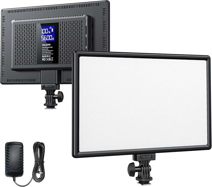 LED Video Soft Light Panel with Built-in Battery