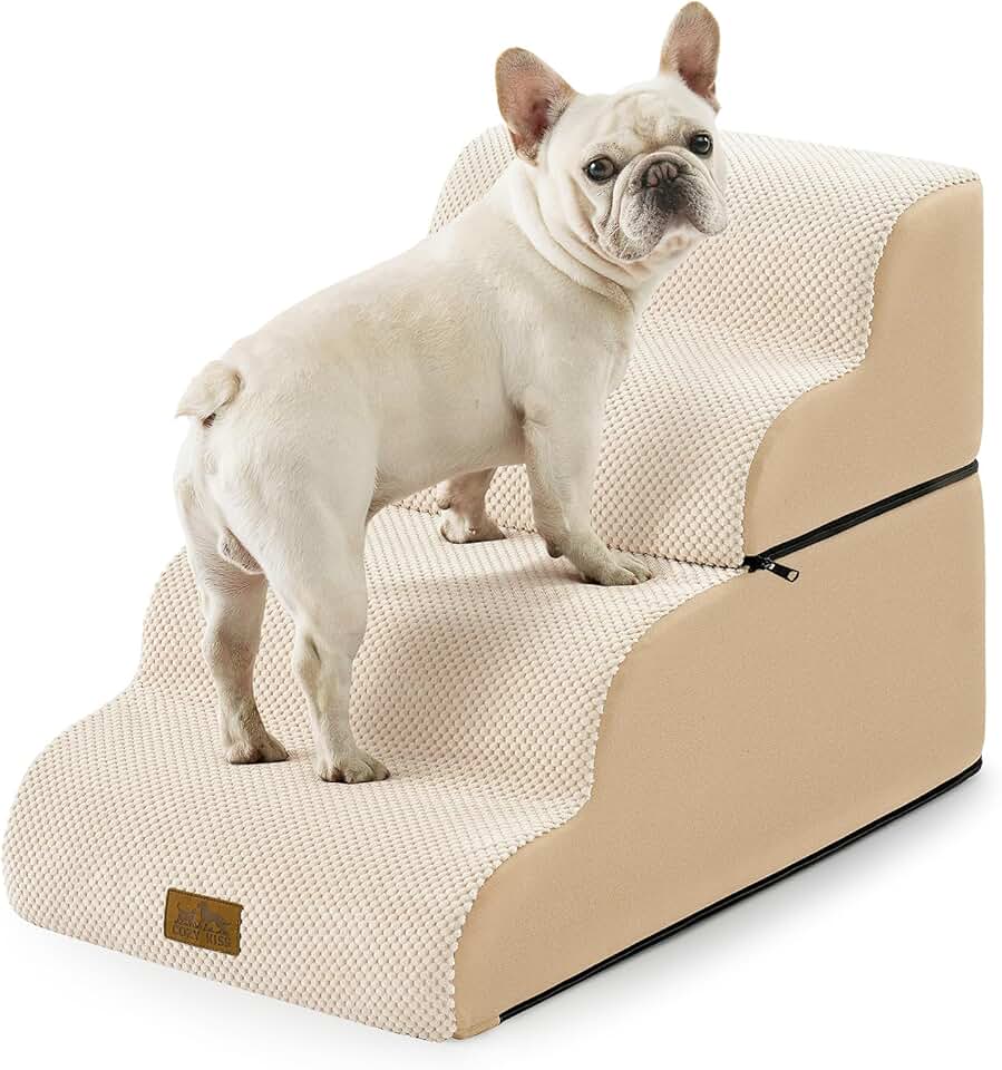 Wide Dog Stairs for Small Dogs and Cats