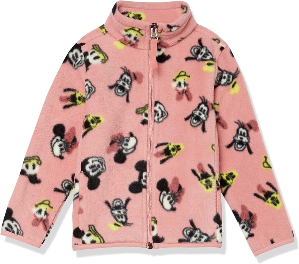 Girls' Polar Fleece Full-Zip Mock Jackets