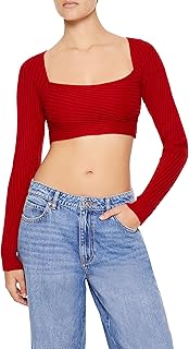 Women's Short Cropped Sweater Top