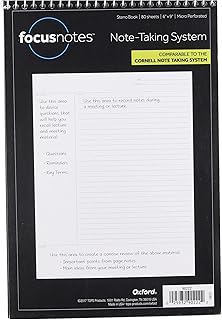 White Ruled Notebook for Steno Projects