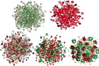 Iridescent Buttons and Beads for Crafts, 50g