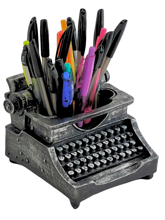 Vintage Typewriter Pencil Holder for Desk or Office