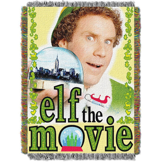 Elf Elffin Movie Woven Tapestry Throw Blanket