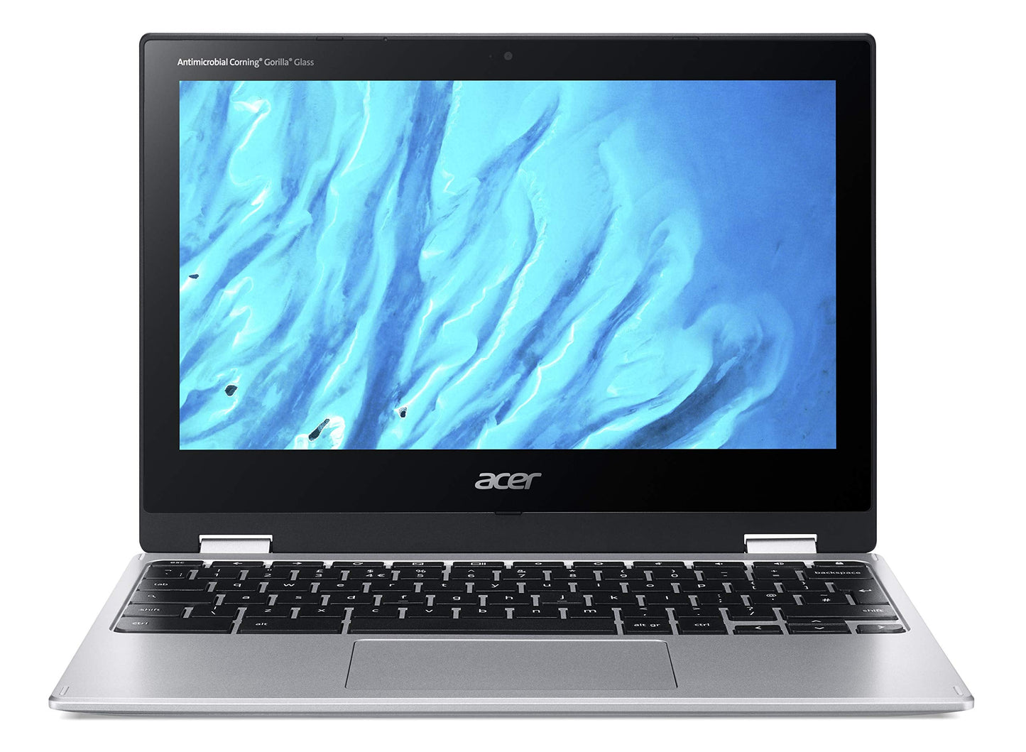 Convertible Chromebook Spin 311, 11.6" HD IPS Touch, MediaTek MT8183 Processor, 4GB RAM, 32GB eMMC, Chrome OS, Silver, CP311-3H-K4S1