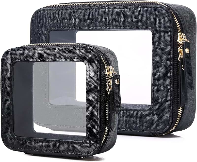 Pinkmik Clear Waterproof Makeup and Toiletry Bag