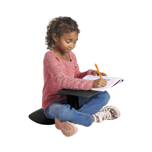 '- ELR-15810-BK The Surf Portable Lap Desk, Flexible Seating for Homeschool and Classrooms, One-Piece Writing Table for Kids, Teens and Adults, GREENGUARD [Gold] , Black