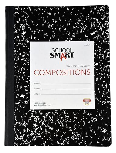 Hard Cover Ruled Composition Book, 150 Sheets