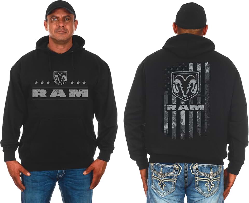 Men's American Flag Pullover Hoodie