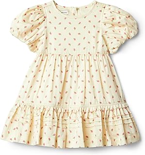Toddler and Baby Girls' Puff Sleeve Dress
