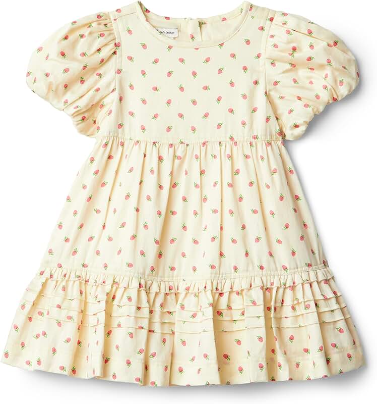 Toddler and Baby Girls' Puff Sleeve Dress
