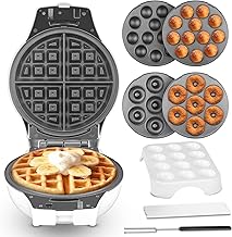 Thick Belgian Waffle Maker with Removable Plates