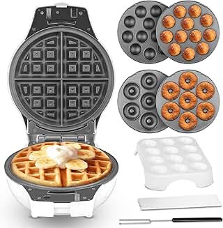 Thick Belgian Waffle Maker with Removable Plates