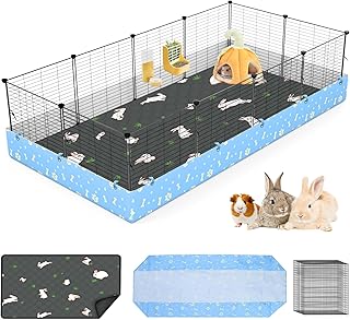 Large Guinea Pig Playpen with Tarp and Bedding Pad