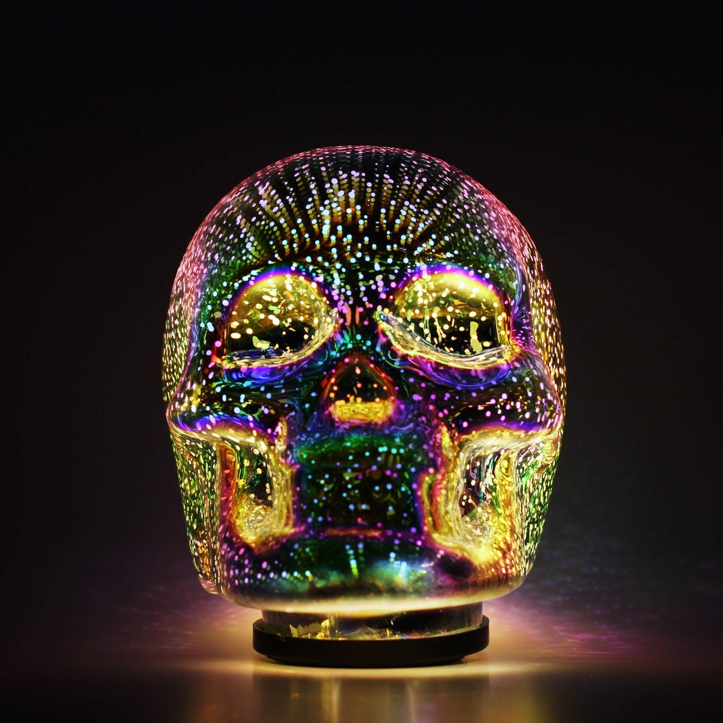 Led Skull Table Lamp, Requires 3 X AAA Bat es, Ideal for Room Decor Table Desk Decor Lamps, Lava lamp,