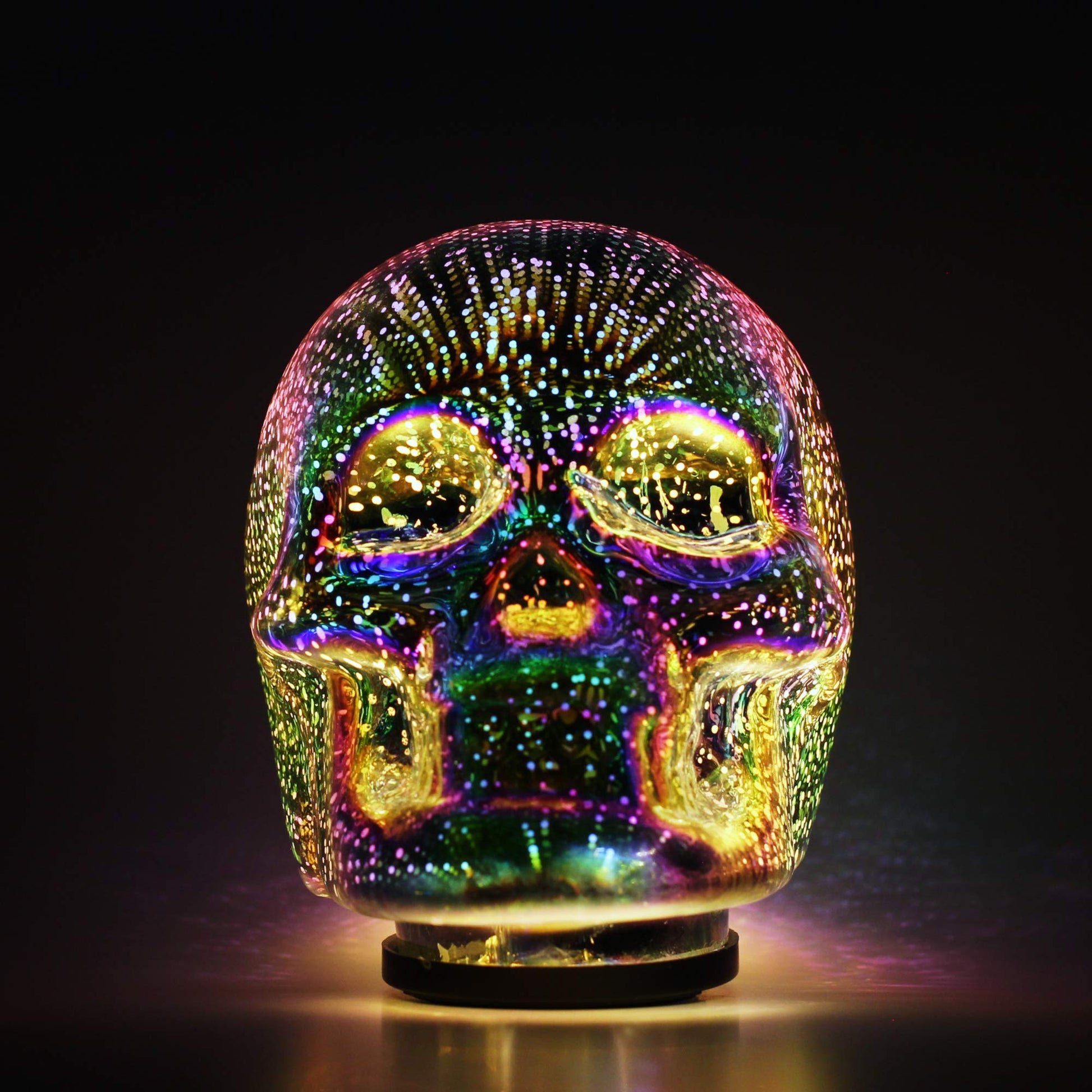 Led Skull Table Lamp, Requires 3 X AAA Bat es, Ideal for Room Decor Table Desk Decor Lamps, Lava lamp,