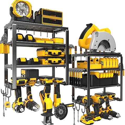 Heavy-Duty Power Tool Wall Mount Organizer