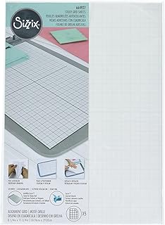 Sticky Grid Sheets, 8 1/4" x 11 5/8", 5 Pack
