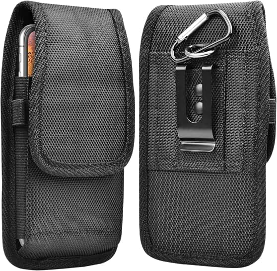 Nylon Belt Clip Holster for Samsung Galaxy and iPhone Models