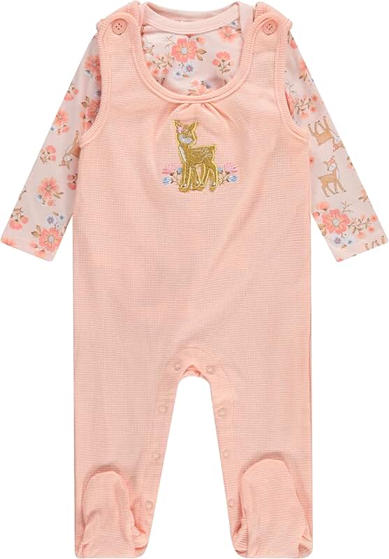 Soft and cozy 2-piece baby outfit with snaps