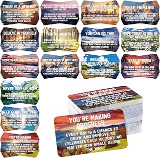 300 Motivation and Inspiration Affirmation Cards for Recovery