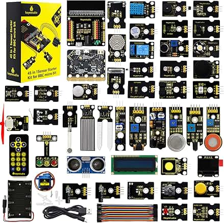 Sensor Starter Kit with Micro:bit V2 and Accessories