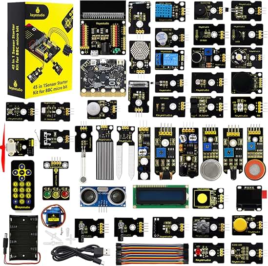 Sensor Starter Kit with Micro:bit V2 and Accessories