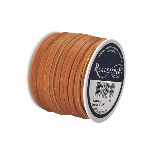 1/8" x 50' Leather Latigo Lace Spool