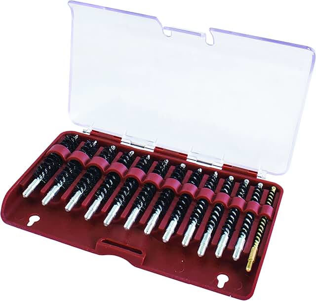 13-Piece Nylon Bore Brush Set with Storage Box