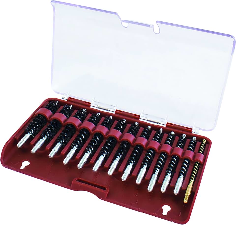 13-Piece Nylon Bore Brush Set with Storage Box