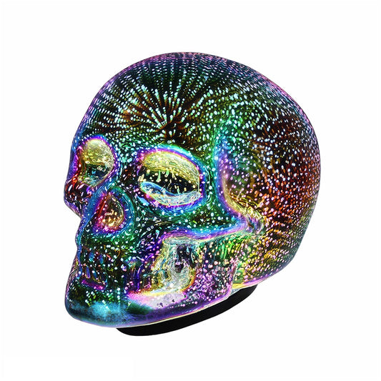 Led Skull Table Lamp, Requires 3 X AAA Bat es, Ideal for Room Decor Table Desk Decor Lamps, Lava lamp,