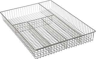 Large Silverware Drawer Organizer with 5 Compartments