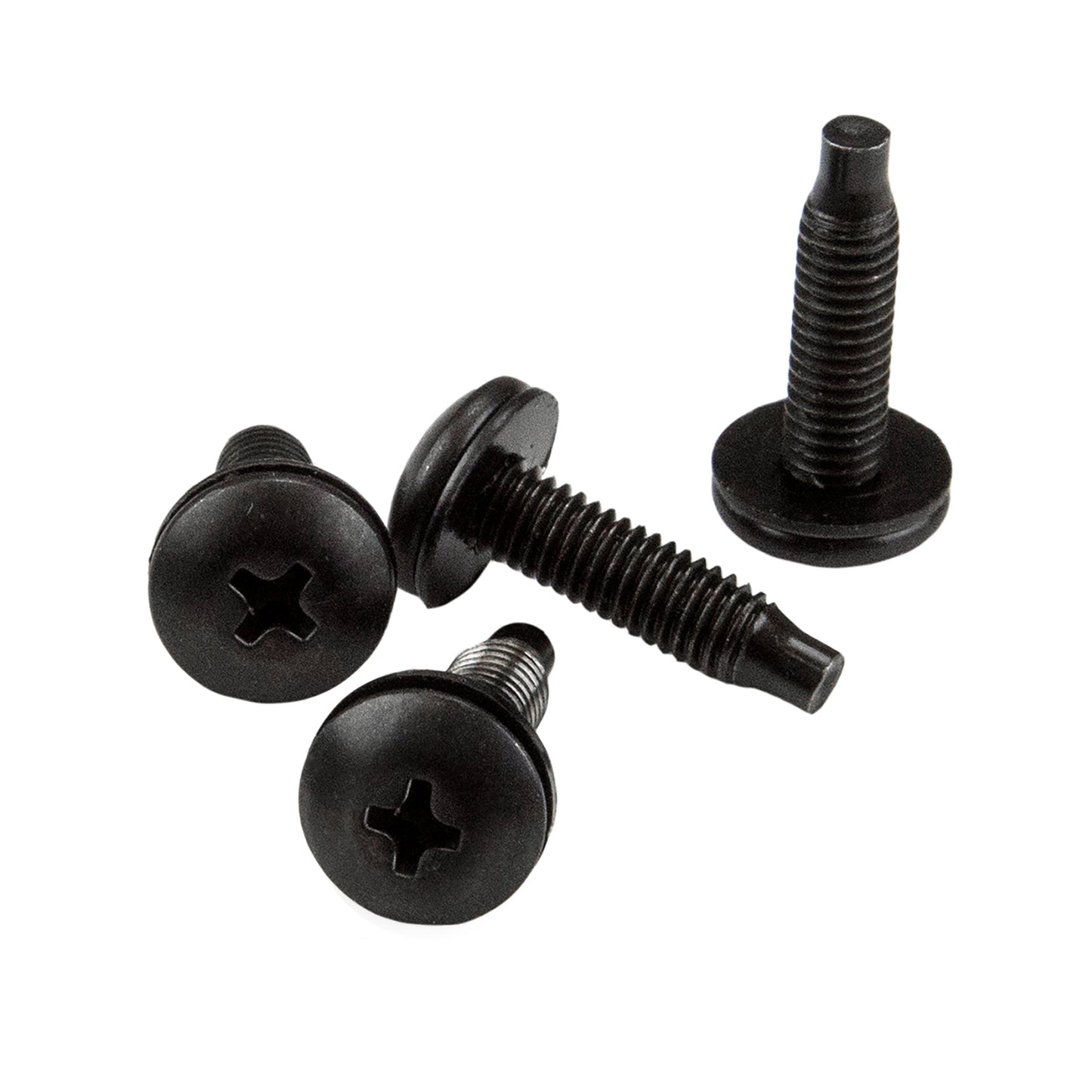 10-32 Server Rack Screws - 50 Pack - Network Rack Screws and Clip Nuts for Rack Mount Server Cabinet or Enclosure (CLPSCRW1032)