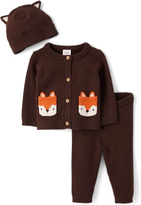 Baby Boy Long Sleeve Sweater and Pants Set