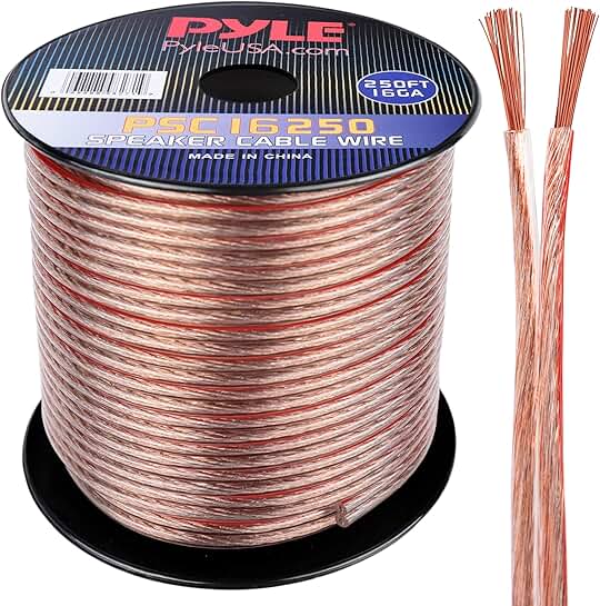 16-Gauge 250-Foot Speaker Zip Wire