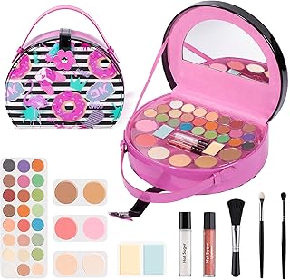 Kids Makeup Kit for Girls Ages 4-12, Rose Gift Set