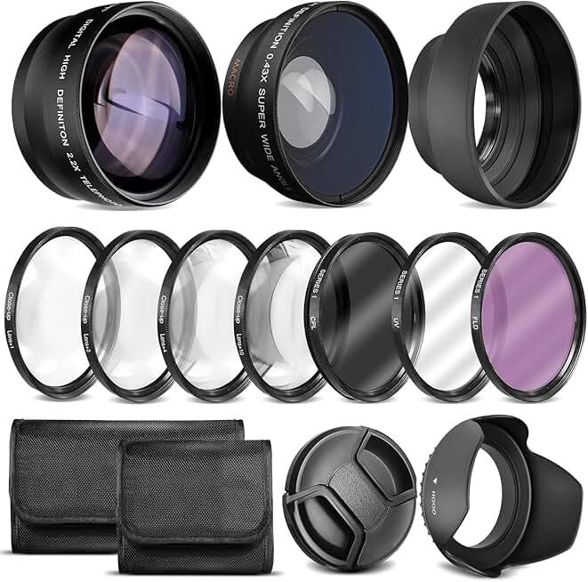55mm Ultra Deluxe Lens Kit for Various Cameras