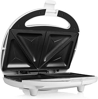 Sandwich Maker with Non-Stick Coating and Cool Touch Handle