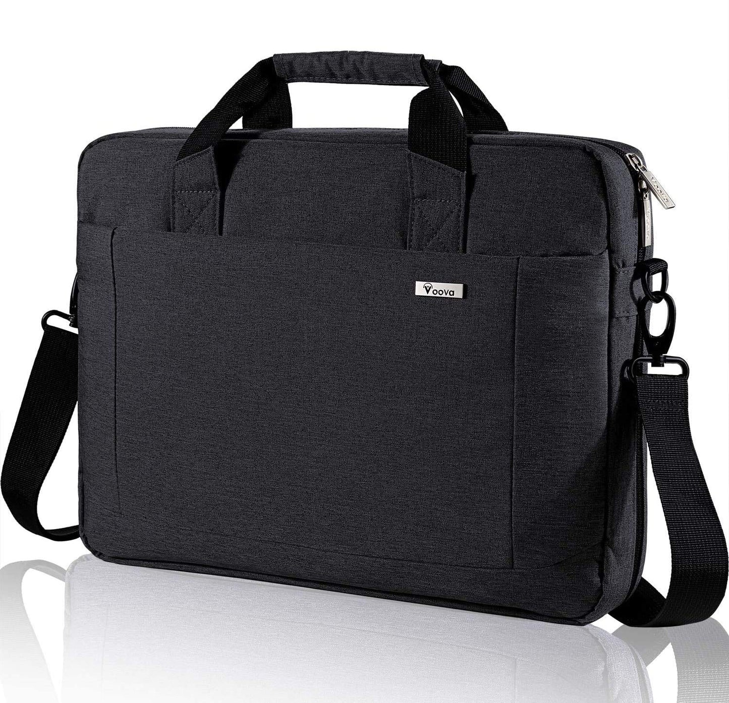 17 17.3 Inch Laptop Bag Briefcase, Expandable Multi-function Shoulder Messenger Bag, Waterproof Computer Carrying Case with Organizer Pocket for Men Women, Business Travel College School